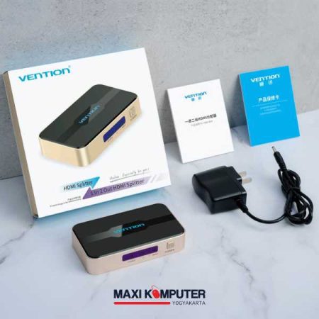 Vention 1 Input 2 Output 4K 30Hz HD Picture Quality HDMI Splitter - Gambar 3