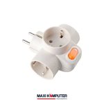Uticon SC-382 T Arde + Saklar 3 Soket Steker Listrik