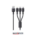 Oraimo OCD-X93 Duraline 3 3in1 3A Type-C Micro USB Lightning Cable
