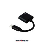 W1O33 Type-C to AUX 3.5mm + Type-C Audio Adapter Kabel Konverter