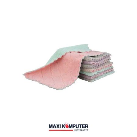 Microfiber Towel Kain Lap Piring Anti Minyak - 25 X 25 cm