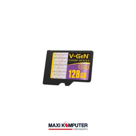V-GeN Turbo Series 128GB Speed Up t 100Mbps Micro SD Card Kartu Memori