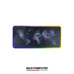 TaffGO GMS-WT5 RGB LED World Map Gaming Mousepad Mouse Pad XL