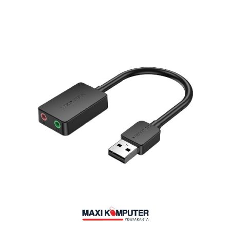 Vention USB 2.0 to Dual Port 3.5mm 0.15m External Sound Card Adapter