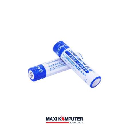 Doublepow AAA A3 NiMH 900mAh Rechargeable Battery Baterai - 2Pcs