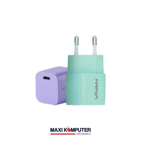 Vivan Power Nano 20W 3A Type-C PD Fast Charging Wall Charger