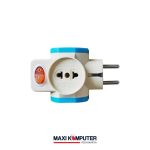CAHAYA SC-386 T Arde + Saklar 4 Soket Steker Listrik