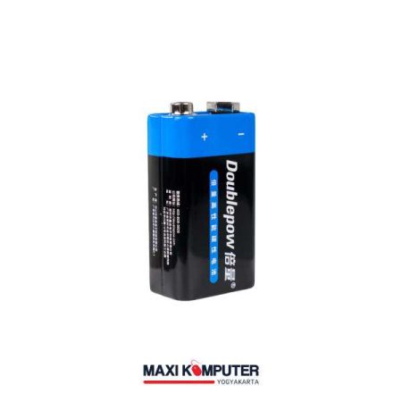 Doublepow 9V 6F22 Non-Rechargeable Battery Baterai
