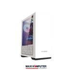 Infinity Flash V3 White Tempered Glass Mid Tower Gaming Case Casing