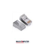ProffTech Cat6 Cat 6 Metal Case RJ45 Konektor LAN Anti Gagal - 1Pcs