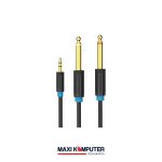 Vention AUX Jack 3.5mm to 6.5mm Amplifier Speaker Audio Cable Kabel