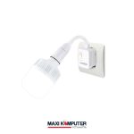 TaffLED HF-666 E27 220V 25A EU Plug + Switch Fitting Lampu Bohlam