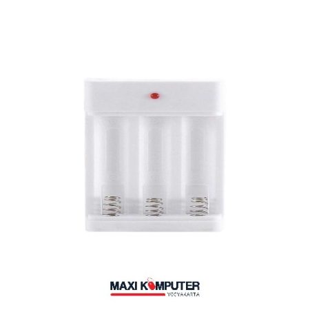 3 Slot AA AAA 1.2V USB Port Battery Charger Cas Baterai