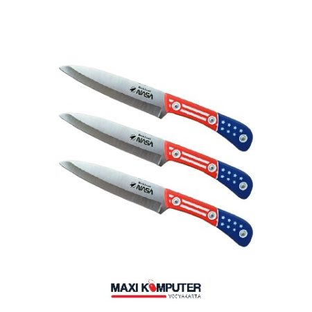 Nasa Stainless Steel 21cm Kitchen Knife Alat Dapur Pisau Buah