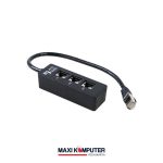 3 Port LAN Hub Ethernet Network Connector Splitter RJ45