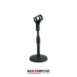 Adjustable Microphone Desktop Disc Mic Holder Stand Meja Mikrofon