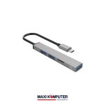 Orico AH-12F 3 Port USB + Card Reader Type-C USB Hub
