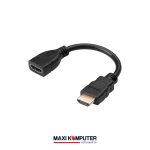 HDMI Male to Female Extension Cable Kabel HDMI Ekstensi - 20cm