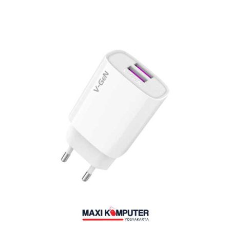V-GeN VTC2-29 2.1A USB Dual Port Auto ID Travel Charger