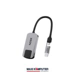 NODX USB + USB Type-C to Ethernet Gigabit Plug n Play USB LAN Adapter