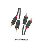 Ugreen RCA to RCA Male - Male Gold Plated HiFi Audio Cable Kabel - 5m