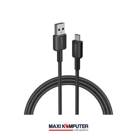 Anker A81H5 322 USB-A to USB Type-C Braided Cable kabel Data - Hitam