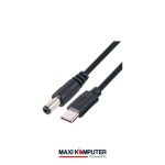 OOTDTY PA12M USB Type C to DC 9V 5.5 x 2.5mm Kabel Power