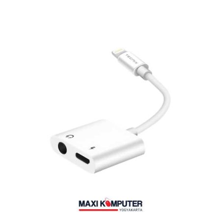 Tecnix ADT-113 Lightning to Aux 3.5mm + Lightning Cable Adapter