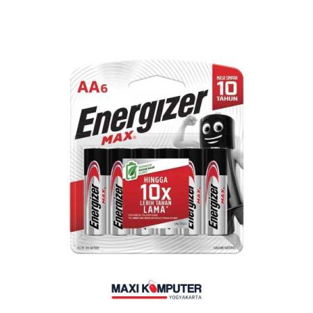 Energizer MAX AA BP6 Alkaline Battery Baterai A2