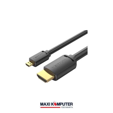 Vention Micro HDMI to HDMI 2.0 4K 60Hz Gold Plated Bi-Directional Cable Kabel - 1M