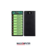 Kebidu C18 8 x 18650 Dual Port DIY Power Bank Case