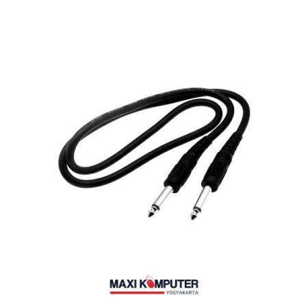 AUX Jack 6.5mm Male to Male Mono Audio Cable Kabel - 1m