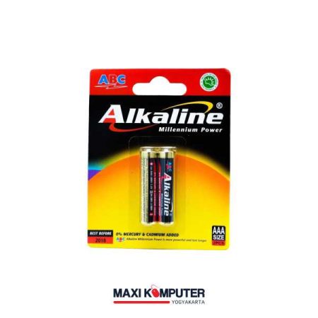 ABC Alkaline AAA 2Pcs LR03 1.5V Battery Baterai A3