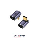 AOLLON BK40 L Shaped Type-C Male to Female 40Gbps Adapter Konverter