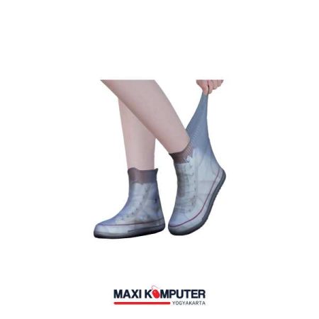 DONGHUYU TPE-6602 TPE Non Slip Shoes Cover Jas Hujan Sepatu - XL 40-42