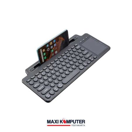 DODODOC MLD-569 Dual Connection Wireless Keyboard with Touch Pad & Phone Stand