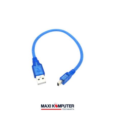 Mini USB 5 Pin Male to USB 2.0 Male Cable Kabel Data - 30cm