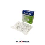 Shukaku 6mm 50Pcs Cable Clips Klem Kabel Paku Beton