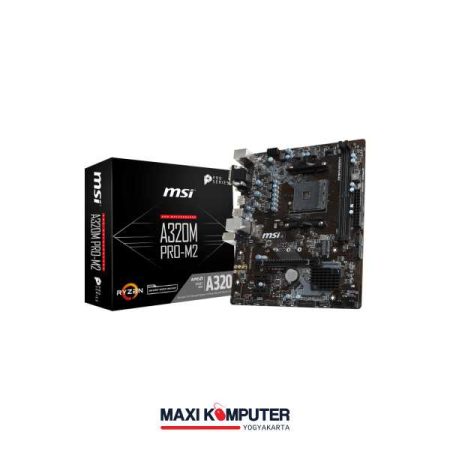 MSI A320M PRO-M2 DDR4 3200MHz AM4 Socket M-ATX AMD Motherboard Mainboard