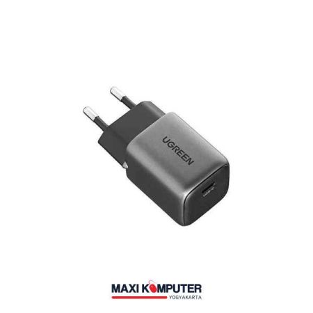 Ugreen Nexode 20W 3A USB Type-C PD GaN Fast Charging Charger - Hitam