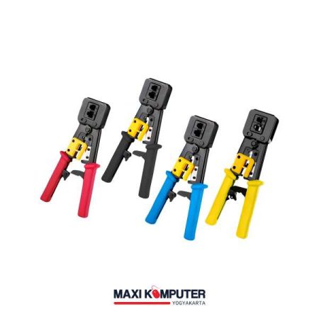 ProffTech RJ45 Cat 5 Cat 6 Ergonomic Design Crimping Tool Tang Krimping Anti Gagal