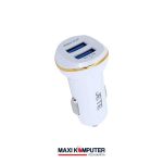 Jete J1 2.1A Dual Port Fast Charging Car Charger Cas Mobil