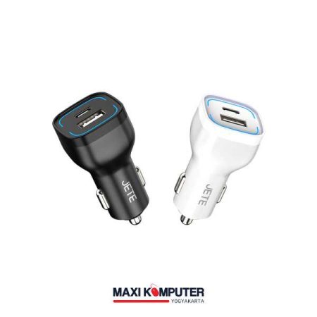 Jete R3 38W Dual Port PD Fast Charging Car Charger Cas Mobil
