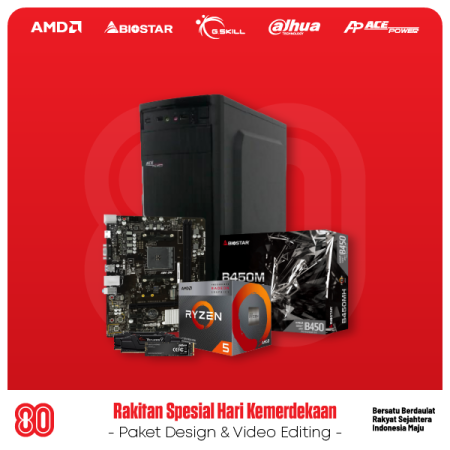Paket Rakitan Design Spesial Hari Kemerdekaan AMD Ryzen 5 3400G