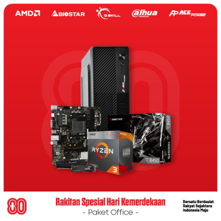 Paket Rakitan Office Spesial Hari Kemerdekaan AMD Ryzen 3 3200G