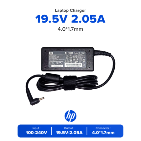 Charger laptop HP 19.5V 2.05A 4.0*1.7mm